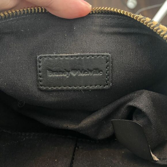 Brandy Melville Y2K Genuine Leather Cheetah Leopard Tan Black Mini Shoulder Bag - Picture 6 of 7